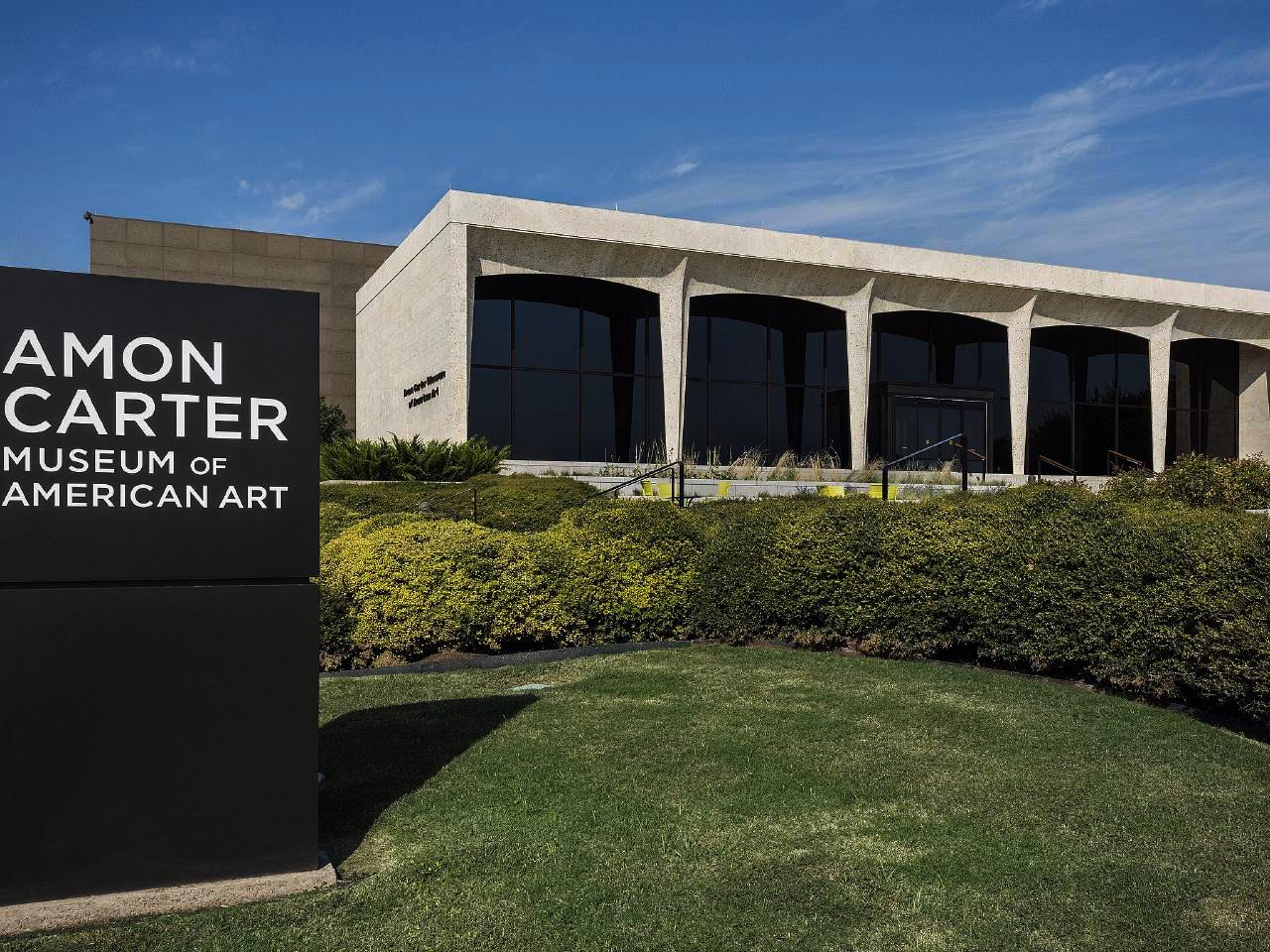 East-facing facade of the Amon Carter Museum of American Art, Fort Worth, Texas.
