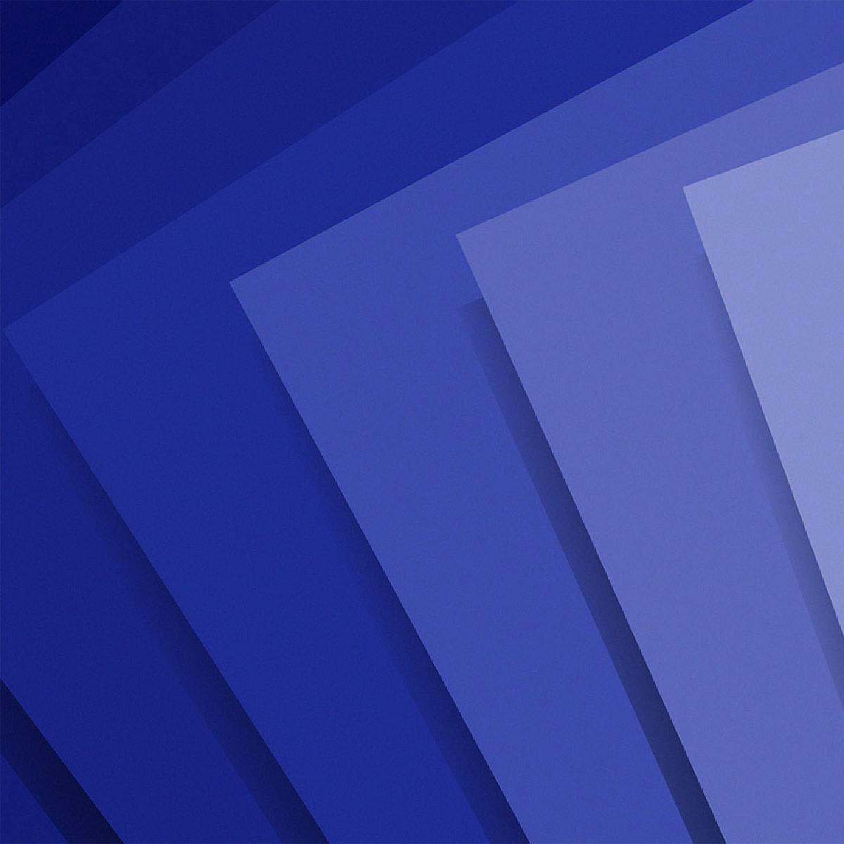 Waves of shaded color, interrupted at regular intervals by hard edges