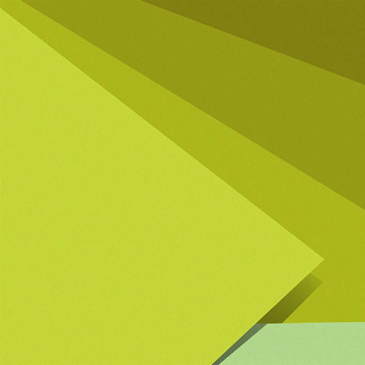 Waves of shaded color, interrupted at regular intervals by hard edges