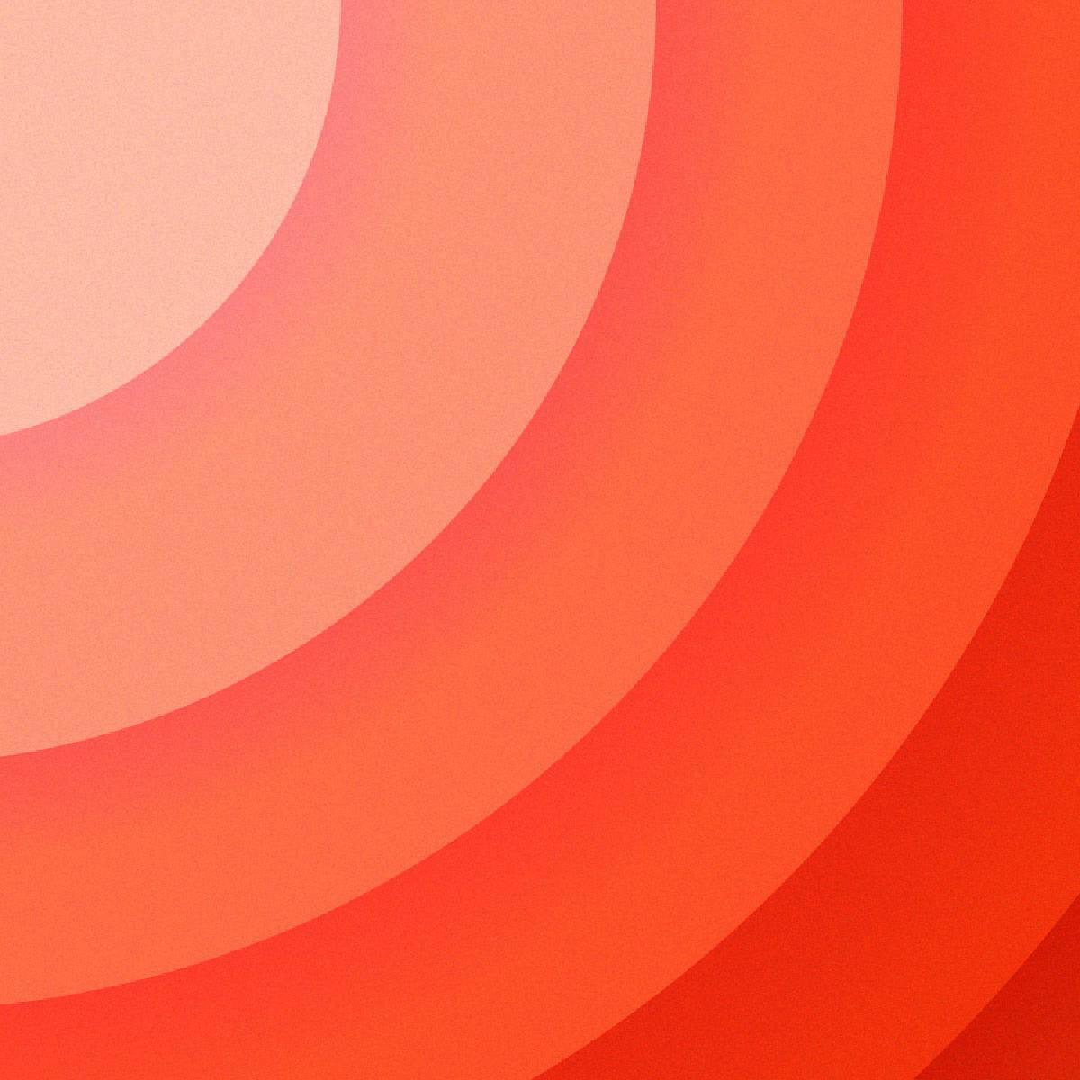 Waves of shaded color, interrupted at regular intervals by hard edges