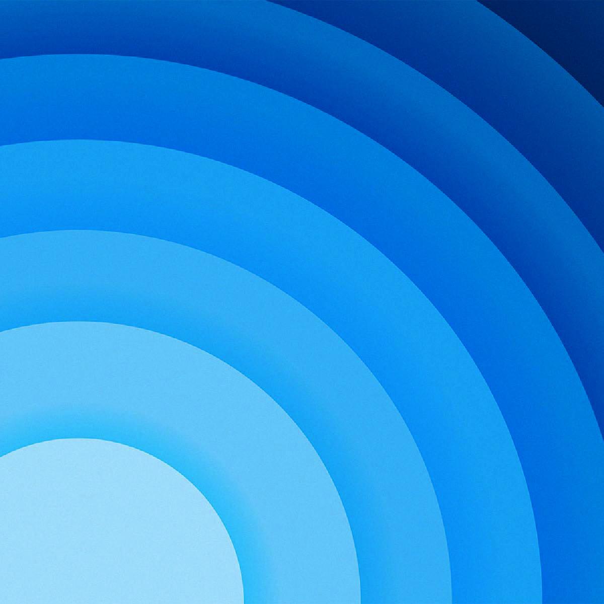 Waves of shaded color, interrupted at regular intervals by hard edges