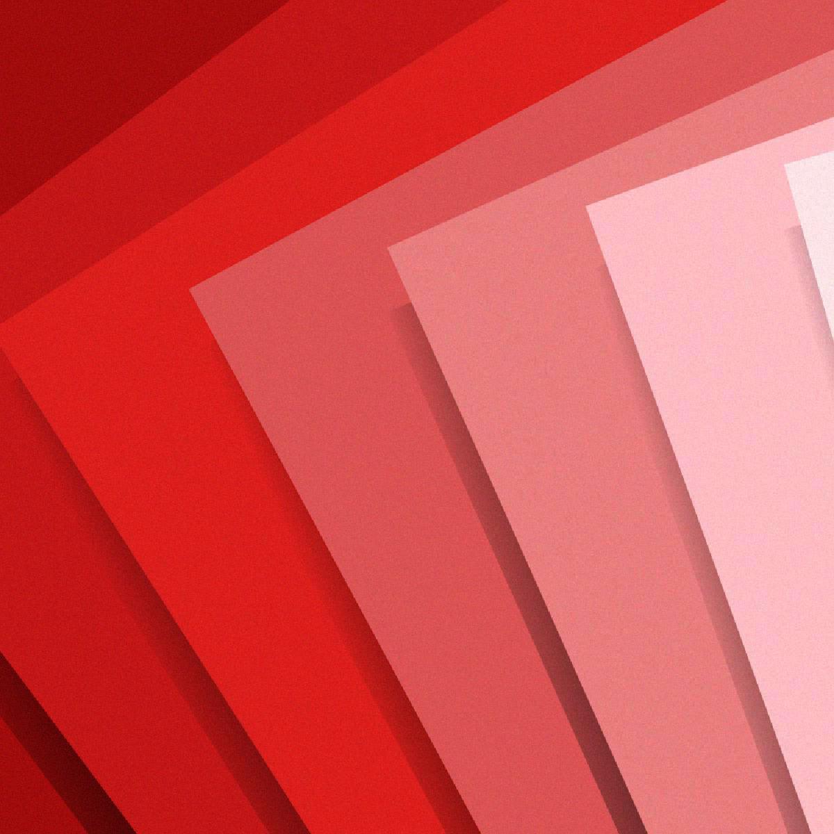 Waves of shaded color, interrupted at regular intervals by hard edges
